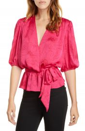 Joie Macie Floral Wrap Top   Nordstrom at Nordstrom