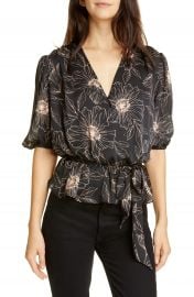 Joie Macie Floral Wrap Top   Nordstrom at Nordstrom