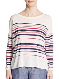 Joie Maine Striped top at Saks Off 5th