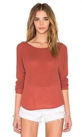 Joie Margeaux Sweater in Burnt Terracotta at Revolve