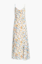 Joie Markus Floral Print Silk Maxi Dress at The Outnet