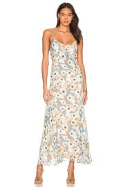 Joie Markus Floral Print Silk Maxi Dress at Revolve