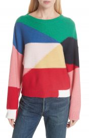 Joie Megu Colorblock Wool  amp  Cashmere Sweater at Nordstrom