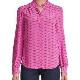 Joie Mintee Floral Ruffle Blouse at Joie