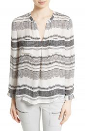 Joie Obeline Stripe Silk Blouse at Nordstrom