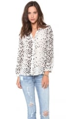 Joie Purine Snow Leopard Top at Shopbop