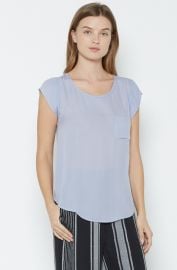 Joie Rancher Silk Top in Lilac at Joie