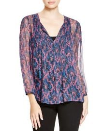 Joie Suzettea Paisley Silk Top at Bloomingdales