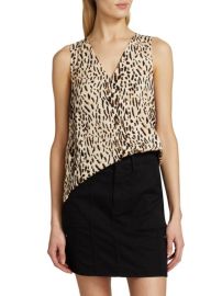 Joie Tadita Leopard Tank Top on SALE at Saks Off 5th