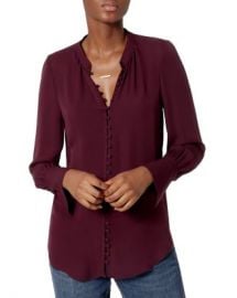 Joie Tariana Silk Long Sleeve Top Women - Bloomingdale s at Bloomingdales