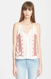 Joie and39Danelle Cand39 Embroidered Cotton Top at Nordstrom