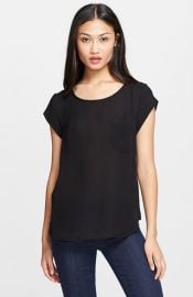 Joie and39Rancherand39 Silk Pocket Top at Nordstrom