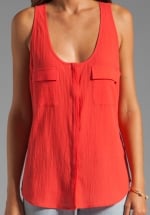 Joie balsa top in cherry at Revolve