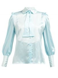 Jolly pussy-bow silk blouse at Matches