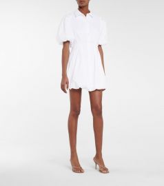 Jonathan Simkhai - Cotton-blend poplin minidress at Mytheresa