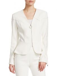 Jonathan Simkhai - Crepe Peplum Blazer at Saks Fifth Avenue