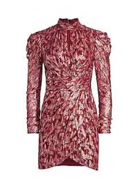 Jonathan Simkhai - Metallic Jacquard Mockneck Dress at Saks Fifth Avenue