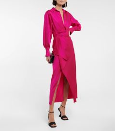 Jonathan Simkhai - Talita satin midi dress at Mytheresa