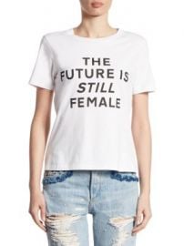 Jonathan Simkhai - The Future Is Still Female Pima Cotton Tee at Saks Fifth Avenue