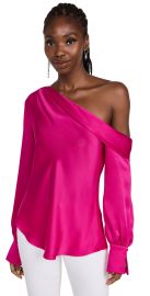 Jonathan Simkhai Alice Classic Wovens One Shoulder Top at Shopbop