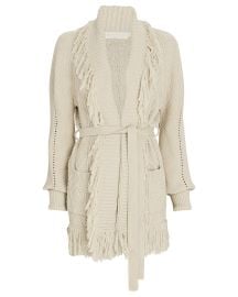 Jonathan Simkhai Anina Fringed Wrap Cardigan at Intermix