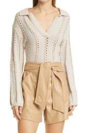 Jonathan Simkhai Berenice Directional Rib Sweater at Nordstrom