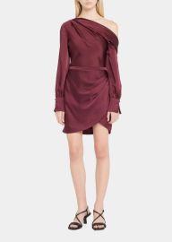 Jonathan Simkhai Cameron Dress in Mulberry at Bergdorf Goodman