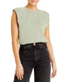 Jonathan Simkhai Channing Terry Shoulder Pad Sweatshirt Bodysuit Women - Bloomingdale s at Bloomingdales