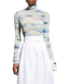 Jonathan Simkhai Charli Top in Watercolor at Neiman Marcus