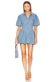 Jonathan Simkhai Ciara Denim Shirting Dress at Revolve