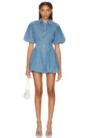 Jonathan Simkhai Ciara Denim Shirting Dress at Forward