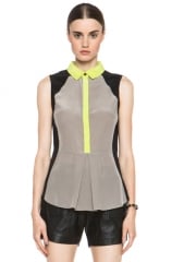 Jonathan Simkhai Colorblock Top at Forward by Elyse Walker