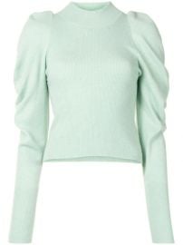 Jonathan Simkhai Drea draped-sleeve Ribbed Jumper - Farfetch at Farfetch