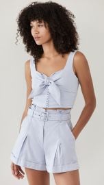 Jonathan Simkhai Layla Linen Top at Shopbop