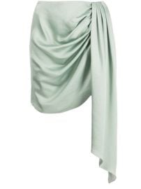 Jonathan Simkhai Mae Draped Mini Skirt - at Farfetch