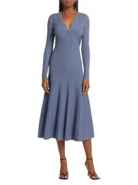 Jonathan Simkhai Melba Compact Ribbed Midi Dress at Saks Fifth Avenue