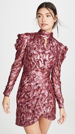 Jonathan Simkhai Metallic Vine Mock Neck Dress at Shopbop