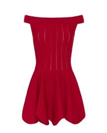 Jonathan Simkhai Off Shoulder Pointelle Dress at Intermix