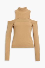 Jonathan Simkhai Off the shoulder ribbed knit sweater at The Outnet