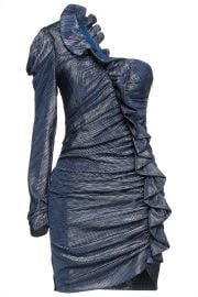 Jonathan Simkhai One shoulder Metallic Dress at Saks Fifth Avenue