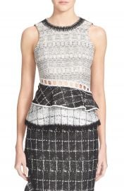 Jonathan Simkhai Open Back Ruffle Top at Nordstrom