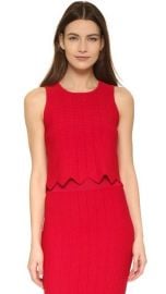 Jonathan Simkhai Pointelle Scallop Tank at Shopbop