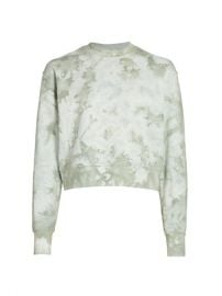 Jonathan Simkhai Standard Tie-Dye Cropped Sweatshirt  SaksFifthAvenue at Saks Fifth Avenue