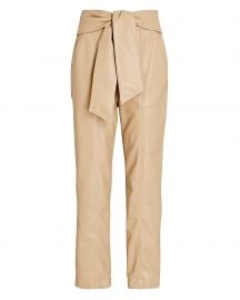 Jonathan Simkhai Tessa Tie-Waist Vegan Leather Pants at Intermix