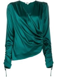 Jonathan Simkhai Wrap Silk Blouse  - Farfetch at Farfetch