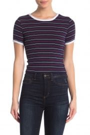 Jones Brooklyn Stripe Rib T-Shirt at Nordstrom Rack