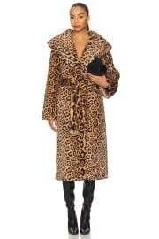 Jones Faux Fur Wrap Coat at Revolve