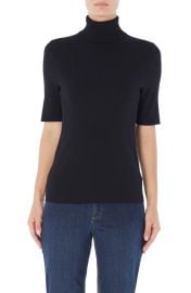 Jones New York Elbow Sleeve Turtleneck at Nordstrom