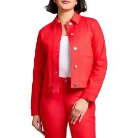 Jones New York Patch Pocket Denim Jacket at Nordstrom