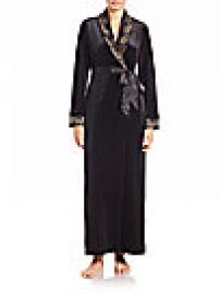 Jonquil - Lace-Trimmed Velvet Robe at Saks Fifth Avenue